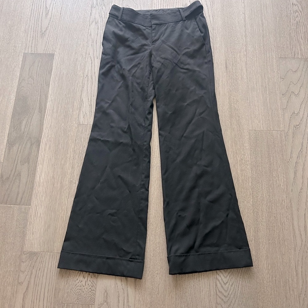 Club Monaco Black Wide Leg Pants